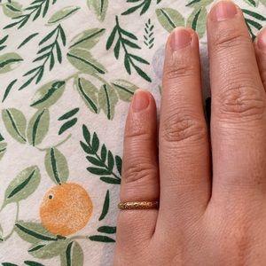 Vintage Solid 14kt Rose Gold Baby/Knuckle Ring